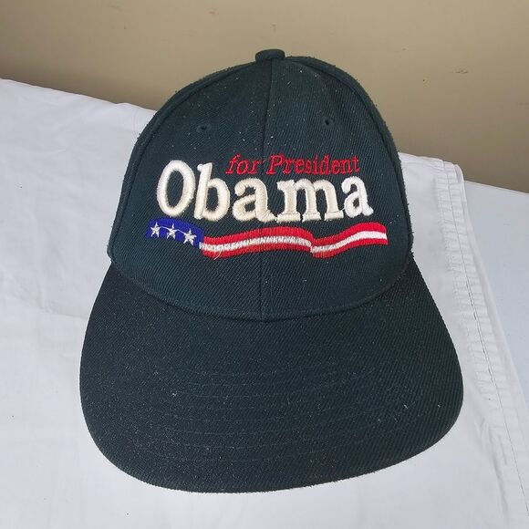 Obama For President ~ Adjustable Baseball Hat ~ Political ~ Election~Embroidered - Picture 2 of 7